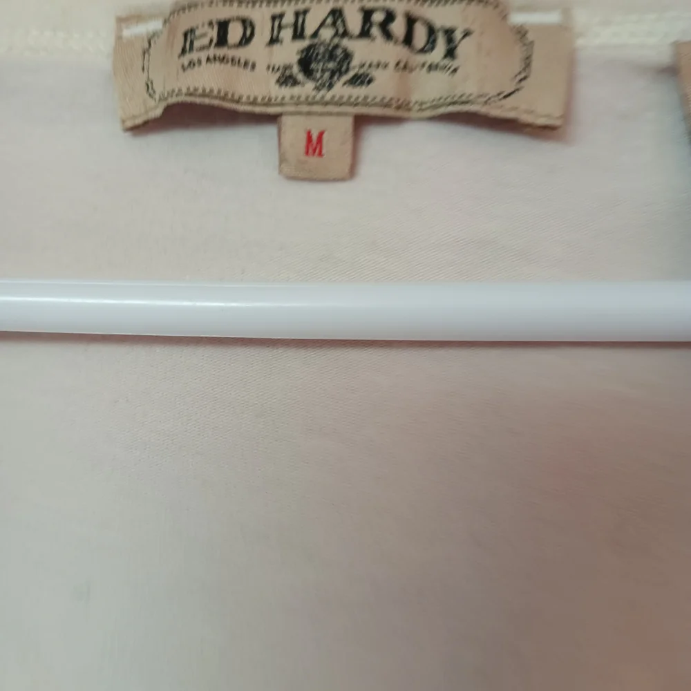 Ed Hardy Cream Long Sleeve Women's Top - Picture 7 of 7